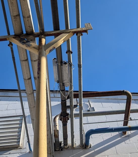 Final Installation of the G532 CA laterally mounted