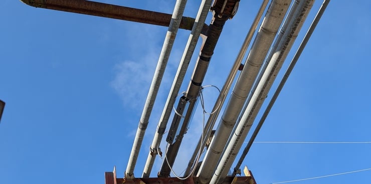 Final Installation of the G532 CA laterally mounted