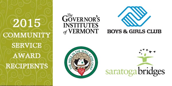 2015 community service award recipients