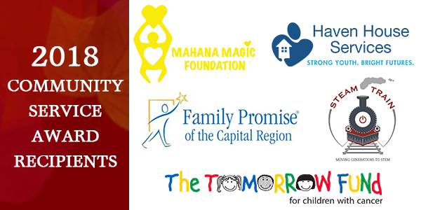 2018 Community Service Award Recipients