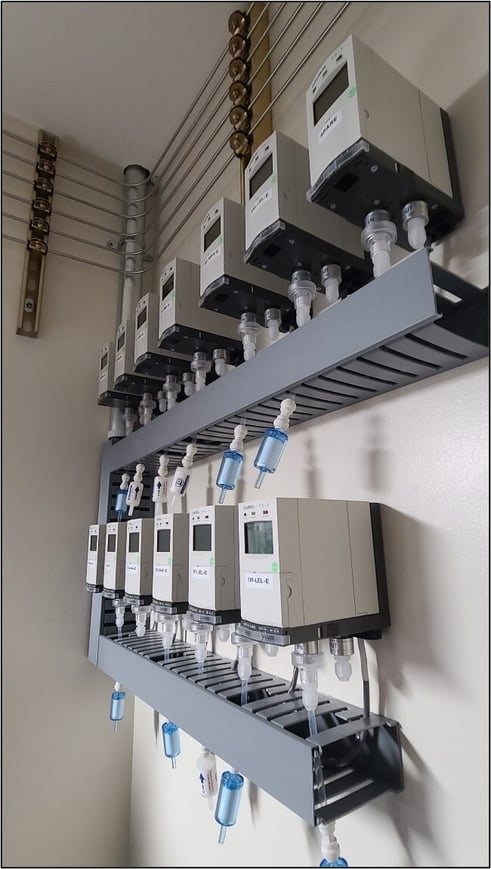 bank of ambient detectors