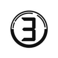 3 panel choice round icon