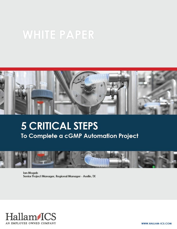 5 Critical Steps to Complete a cGMP Automation Project