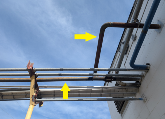 Compressed Air galvanized steel pipe " T" and right angle joints