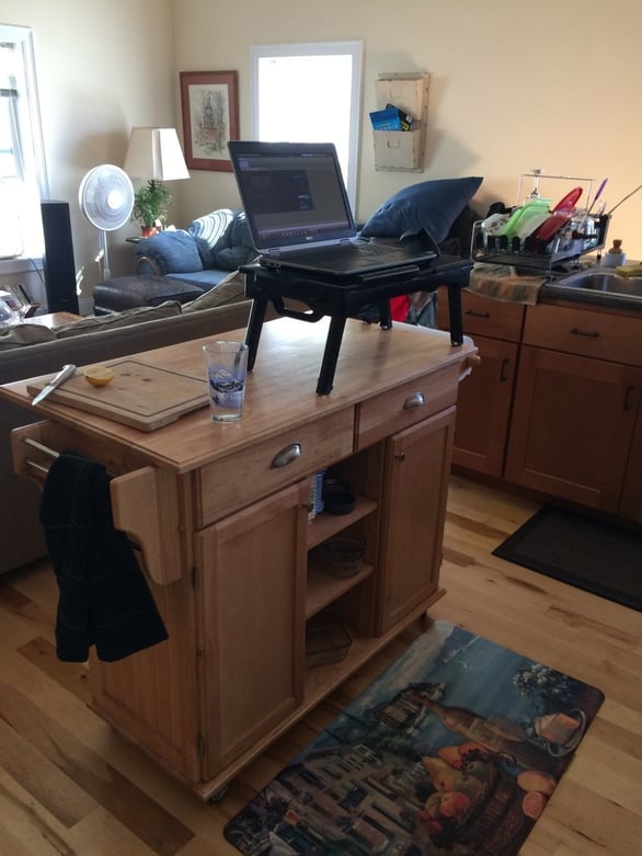 mobile standing desk