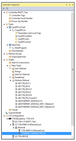 Existing Project with New Ethernet/IP Module
