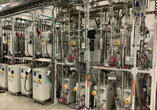 Figure 6 Pre-fabricated chiller and pump racks