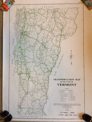 Vermont Transportation Map