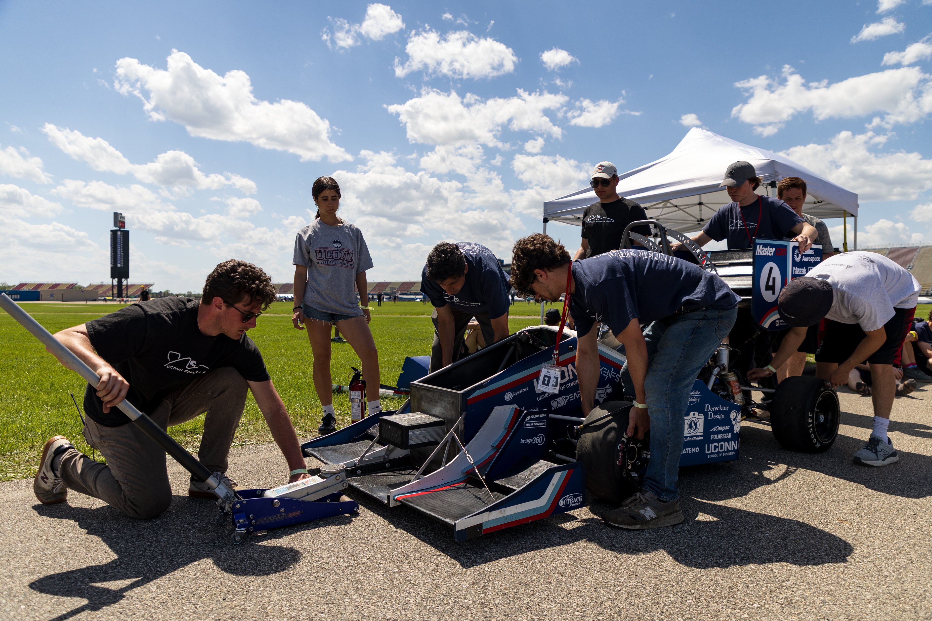 UConn FSAE car