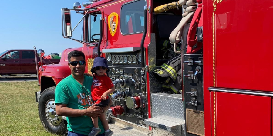 Kristian and Son with Fire Truck_edited