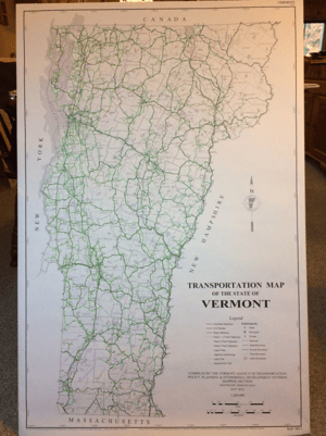 Vermont Official Road Map