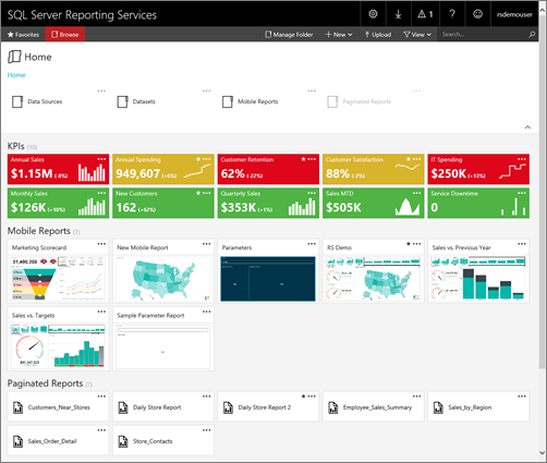 What's new in SQL Server Reporting Services 2016?