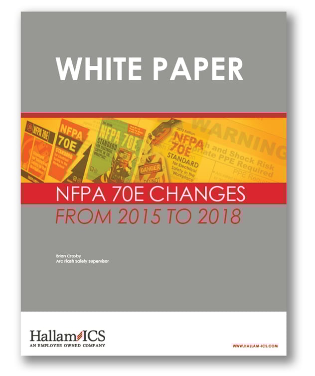 WP NFPA 70E changes from 2015 to 2018