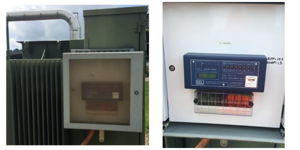 Dual Overcurrent Relay Protection on Padmount Transformer