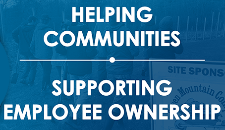 helping communities while supporting employee ownership