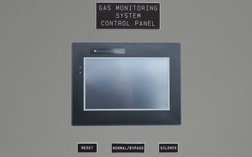 HMI Panel Mounted for user interface