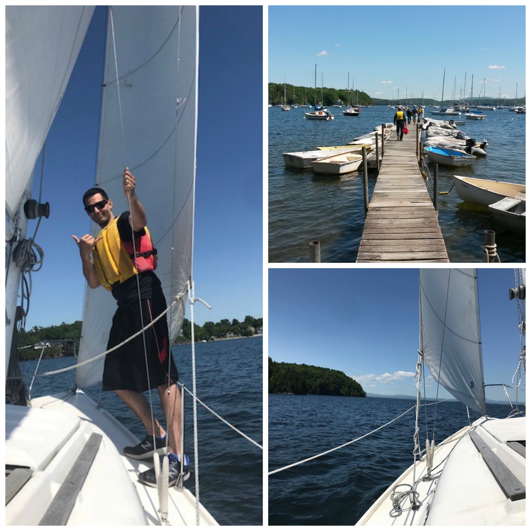 Sailing Lake Champlain