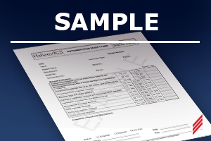 sample material receipt form