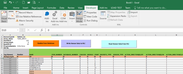 sample spreadsheet