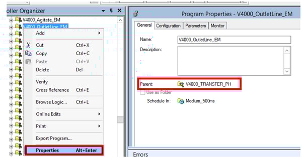 Program Properites