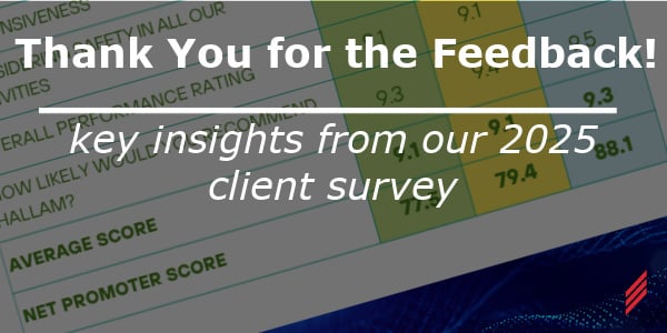 Thank You for the Feedback! Key Insights from our 2025 Client Survey