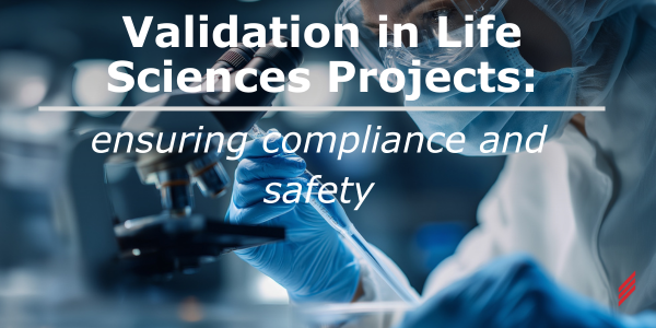 Engineer reviewing equipment performance data in a Class 100 cleanroom during validation process