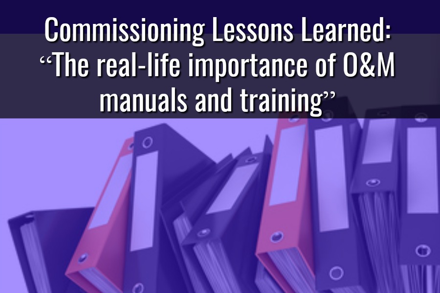commissioning hvac systems lessons learned